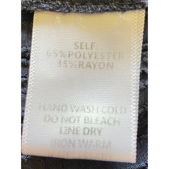 MittoShop Womens Off-Shoulder Jumpsuit L Navy Blue wide Leg Polyester Rayon - Picture 4 of 16